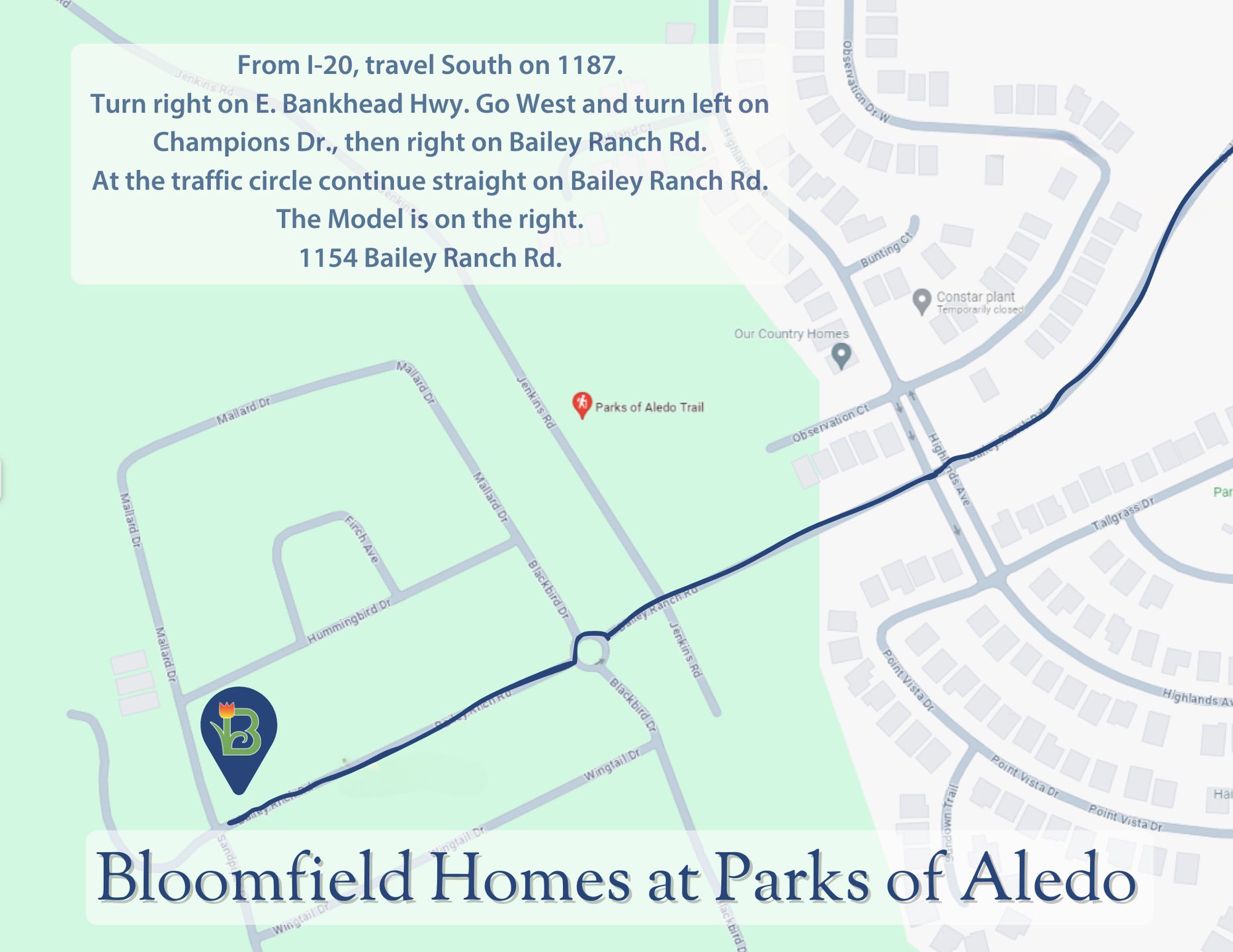 casa en Parks of Aledo por Bloomfield Homes