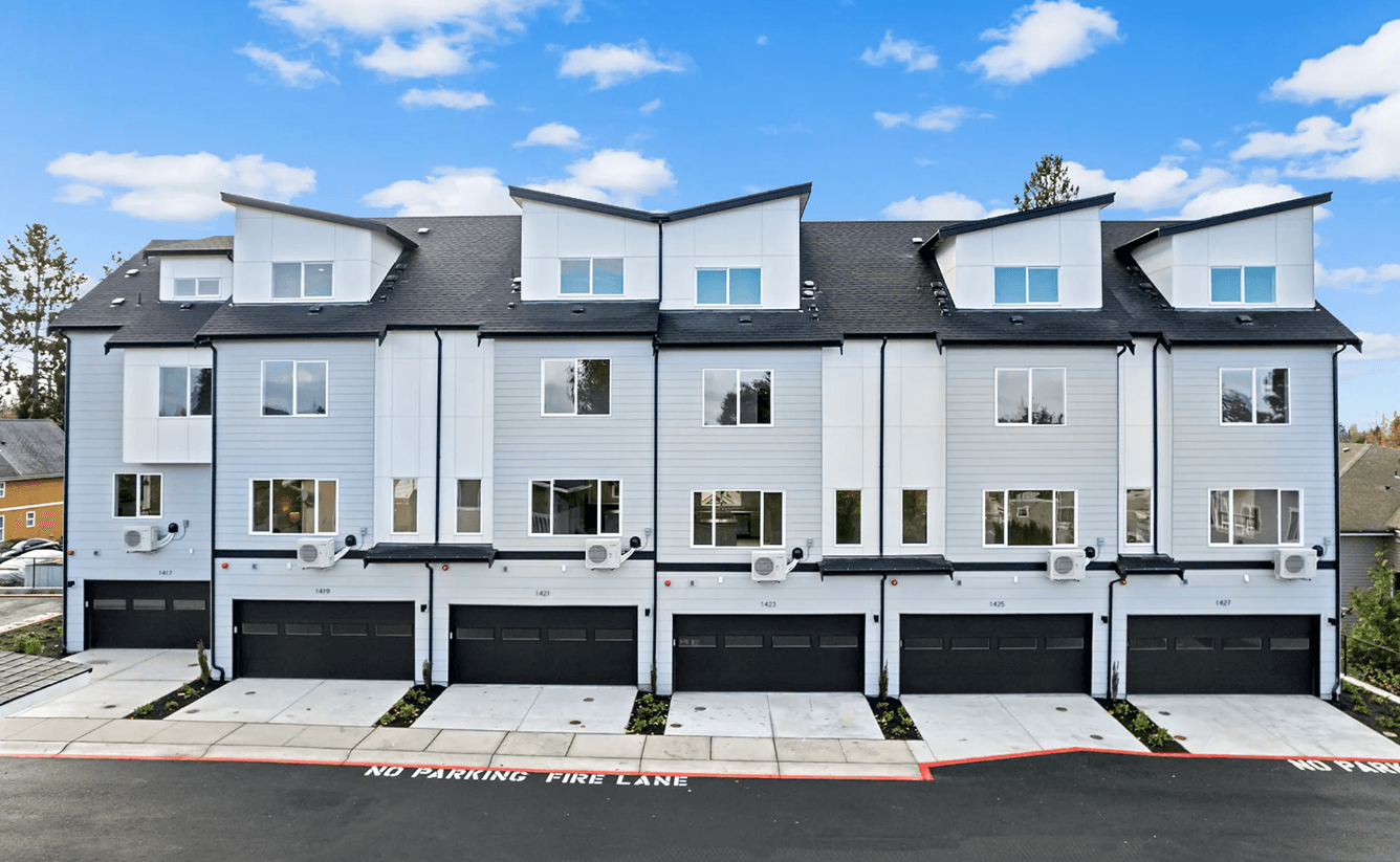 A1 Right - Salmon Creek Townhomes: Seattle, Washington - Blue Fern Homes