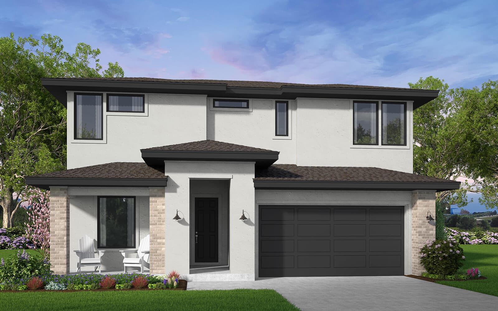 50' Traditional Homes  at Elyson por Brookfield Residential en Houston Texas