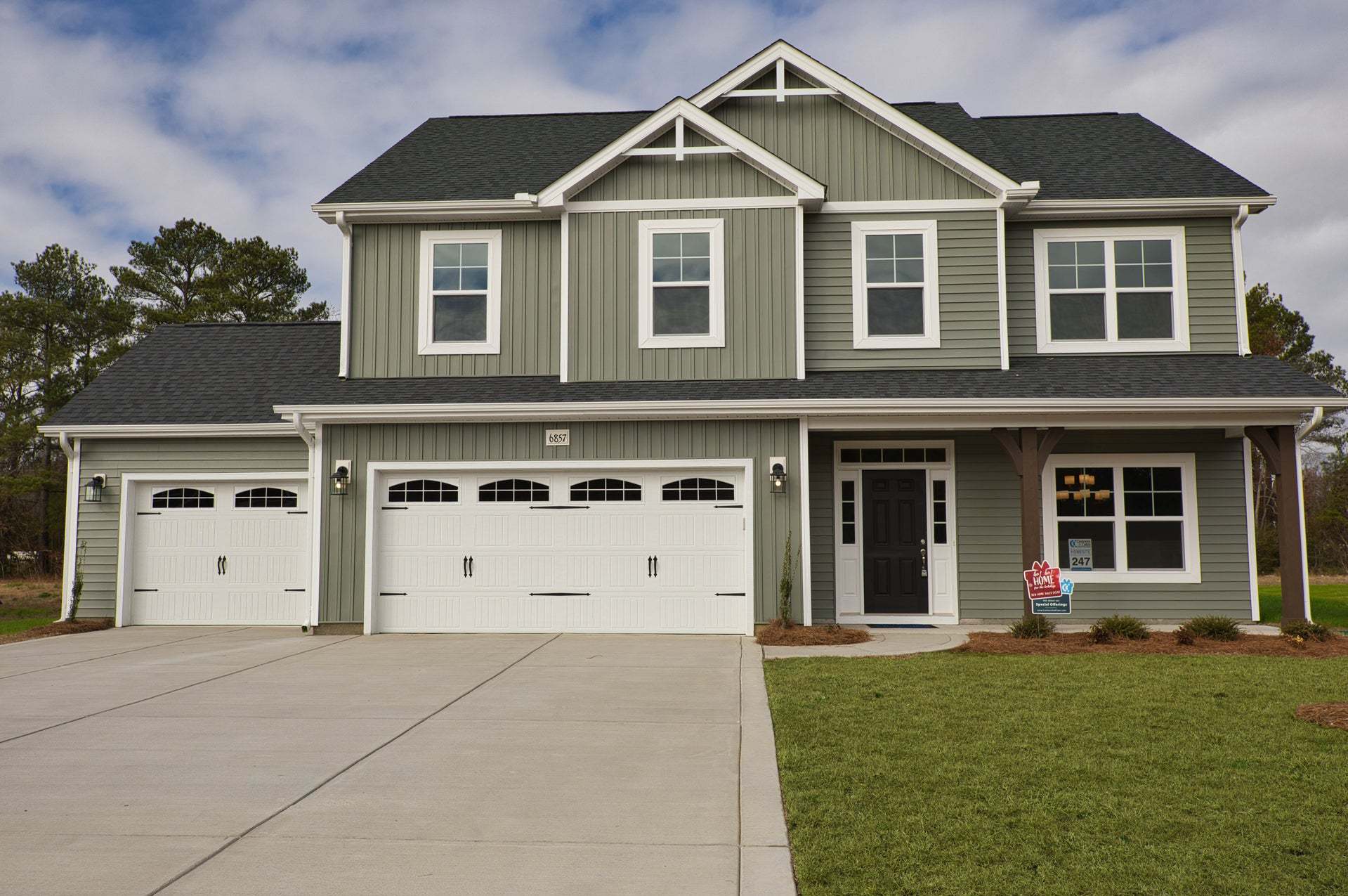 Elevation F with 3-Car Garage Option