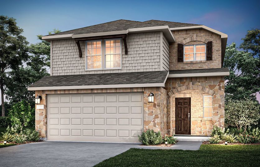 The Coolidge, a 2-story new home showing Home Exterior R