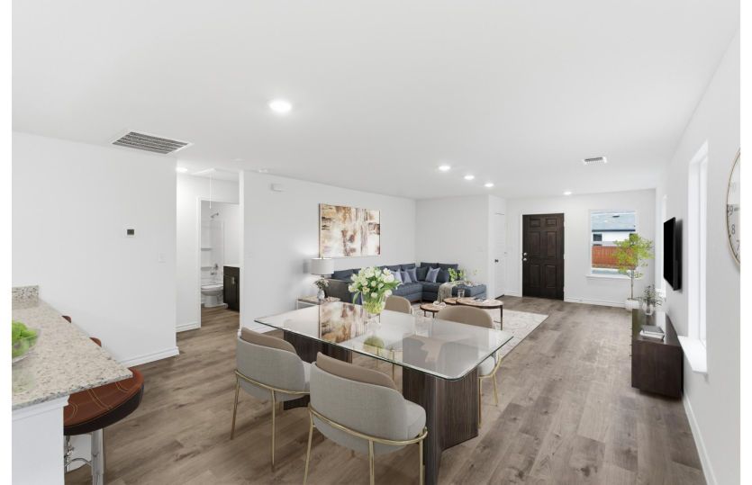 Open-concept living areas *photo depicts features that may vary in actual home