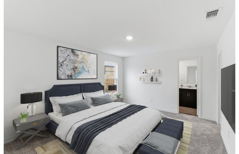 Owner's suite with private bath *photo depicts features that may vary in actual home