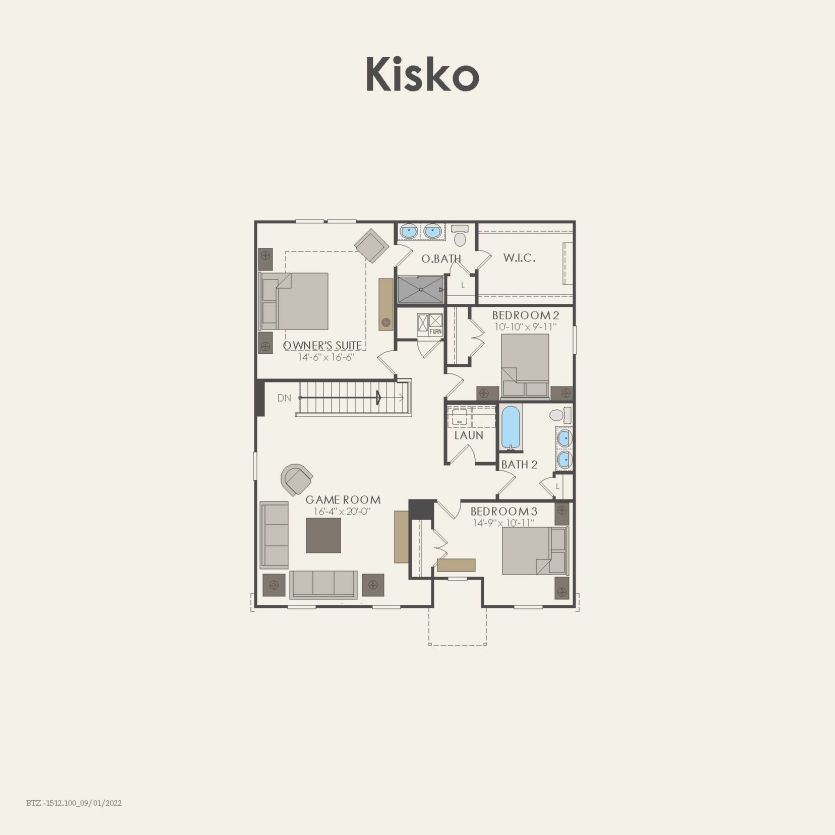 Second Floor 4 br / 3 ba