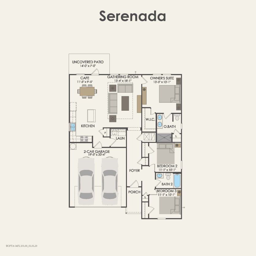 First Floor 3 br / 2 ba