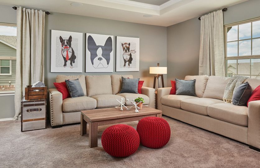 Spacious game room on second floor