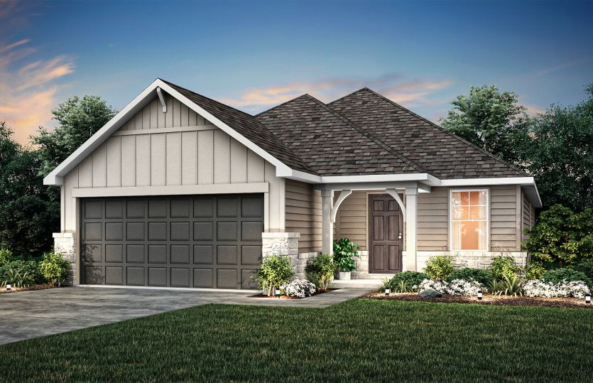 Becket - The Overlook at Creekside: New Braunfels, Texas - Centex Homes