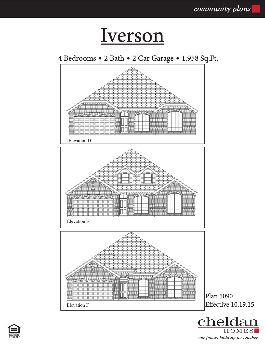 Iverson I - Arbor Oaks: Boyd, Texas - Cheldan Homes