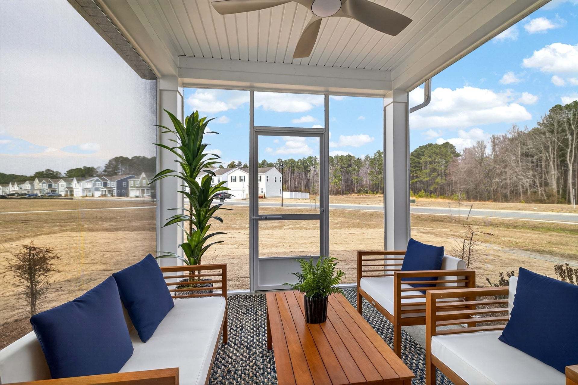 Rear Screened Porch