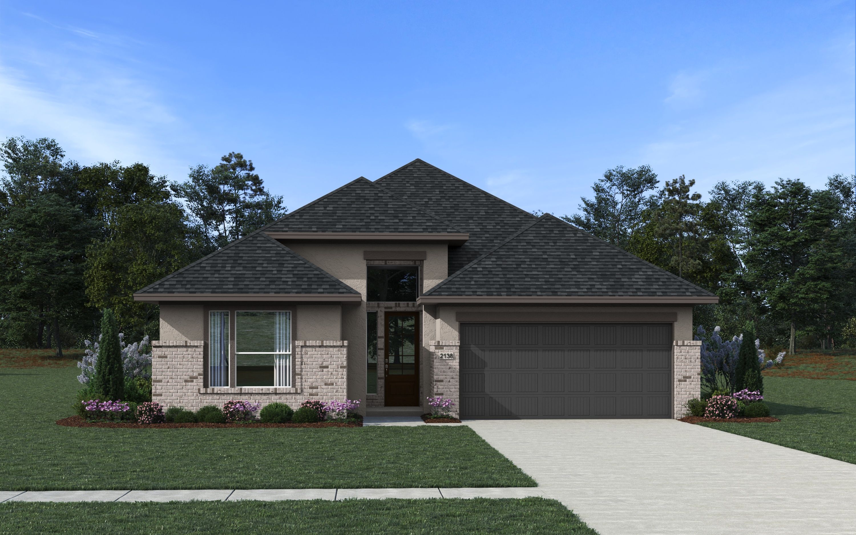 Brooks - Crescent Bluff: Andice, Texas - Chesmar Homes