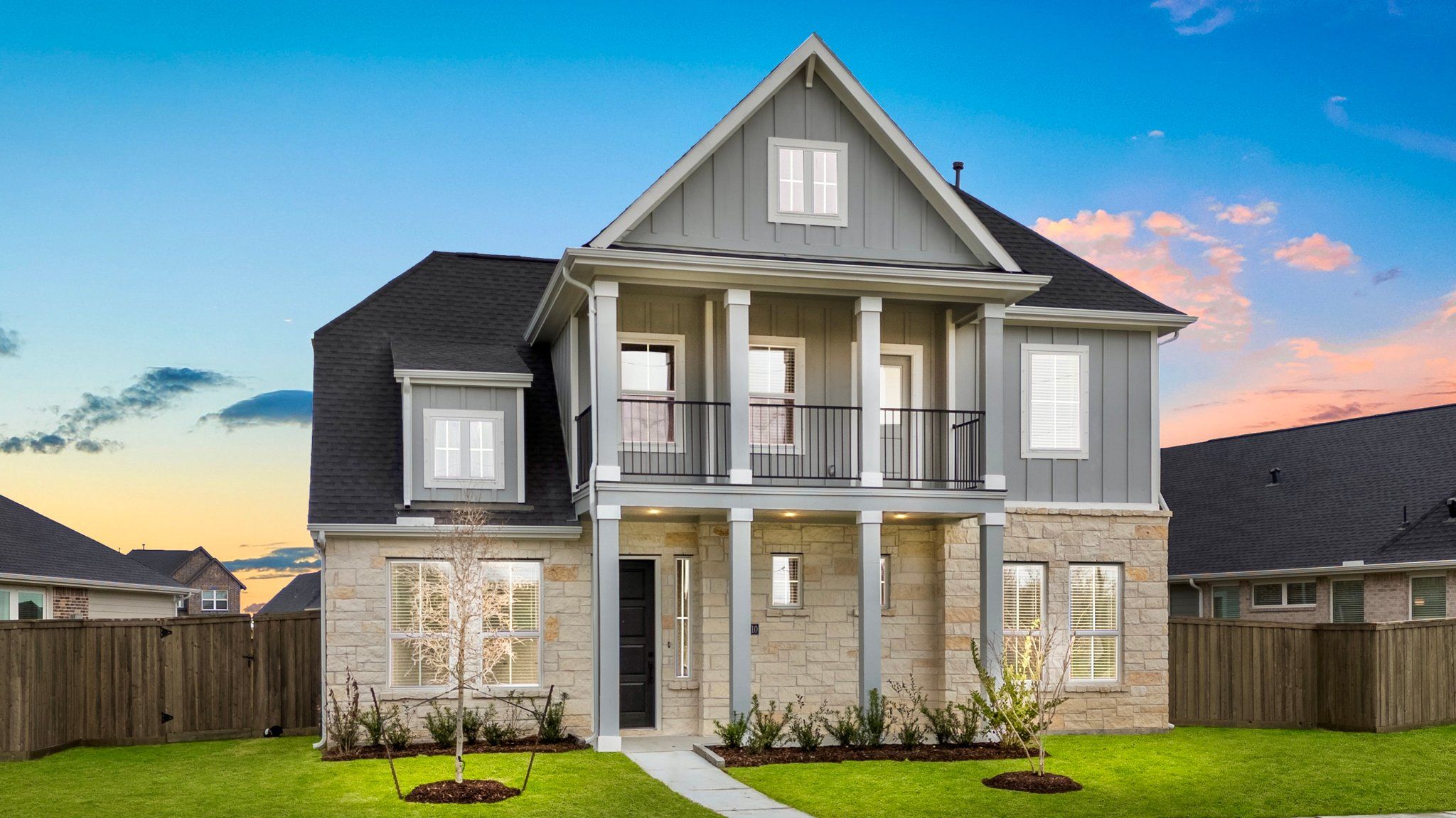 Riceland por Chesmar Homes en Houston Texas