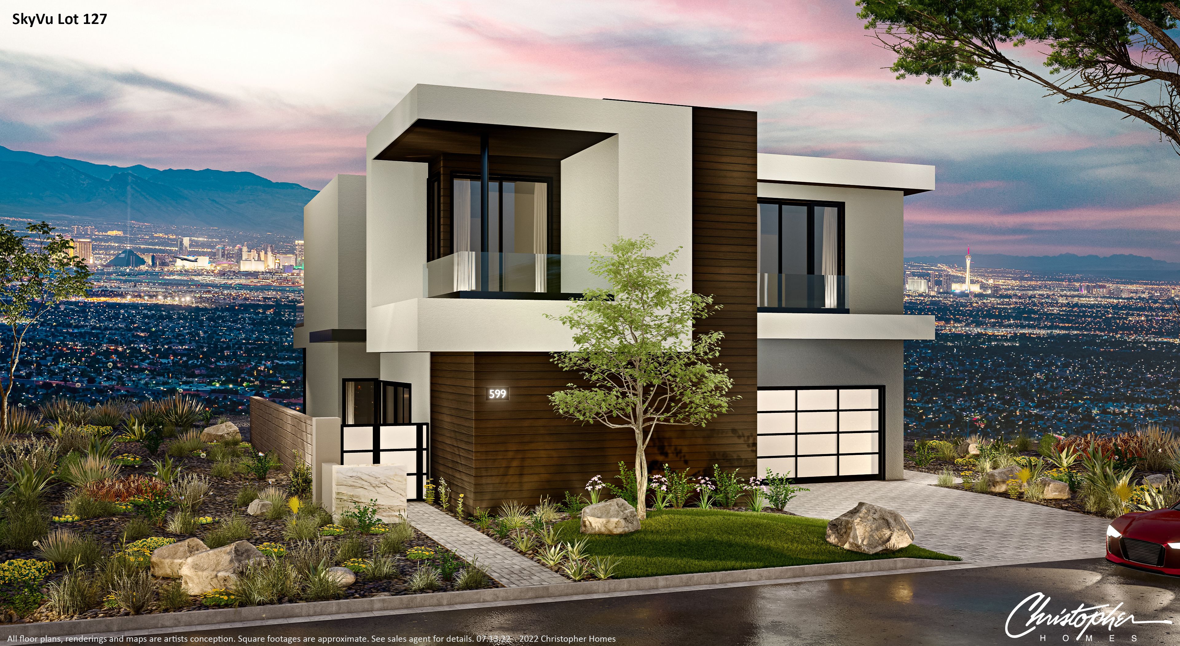 SkyVu Residence 4 - Plan 1 - SkyVu by Christopher Homes: Henderson, Nevada - Christopher Homes - LV