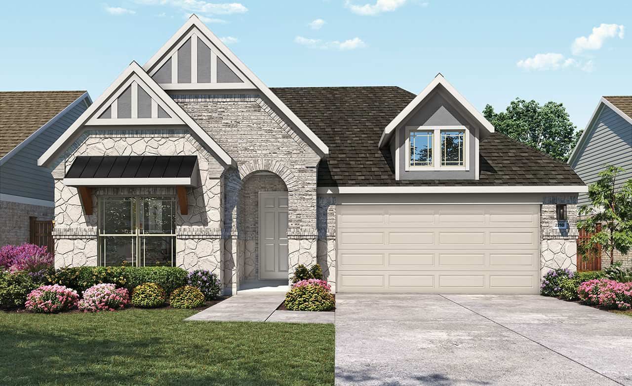 Oleander - Green Oaks Preserve: Arlington, Texas - DRB Homes