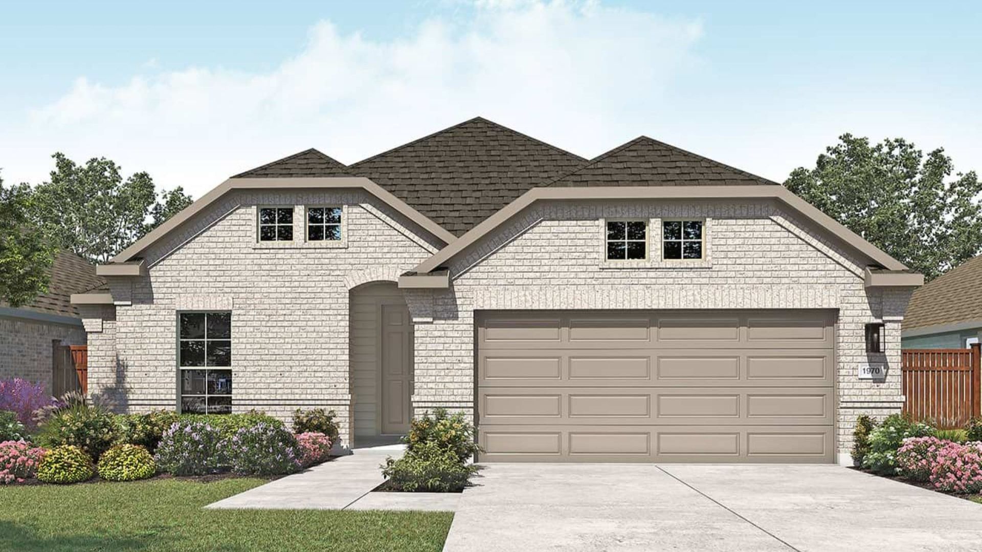 Palm - Oaks at San Gabriel: Georgetown, Texas - DRB Homes