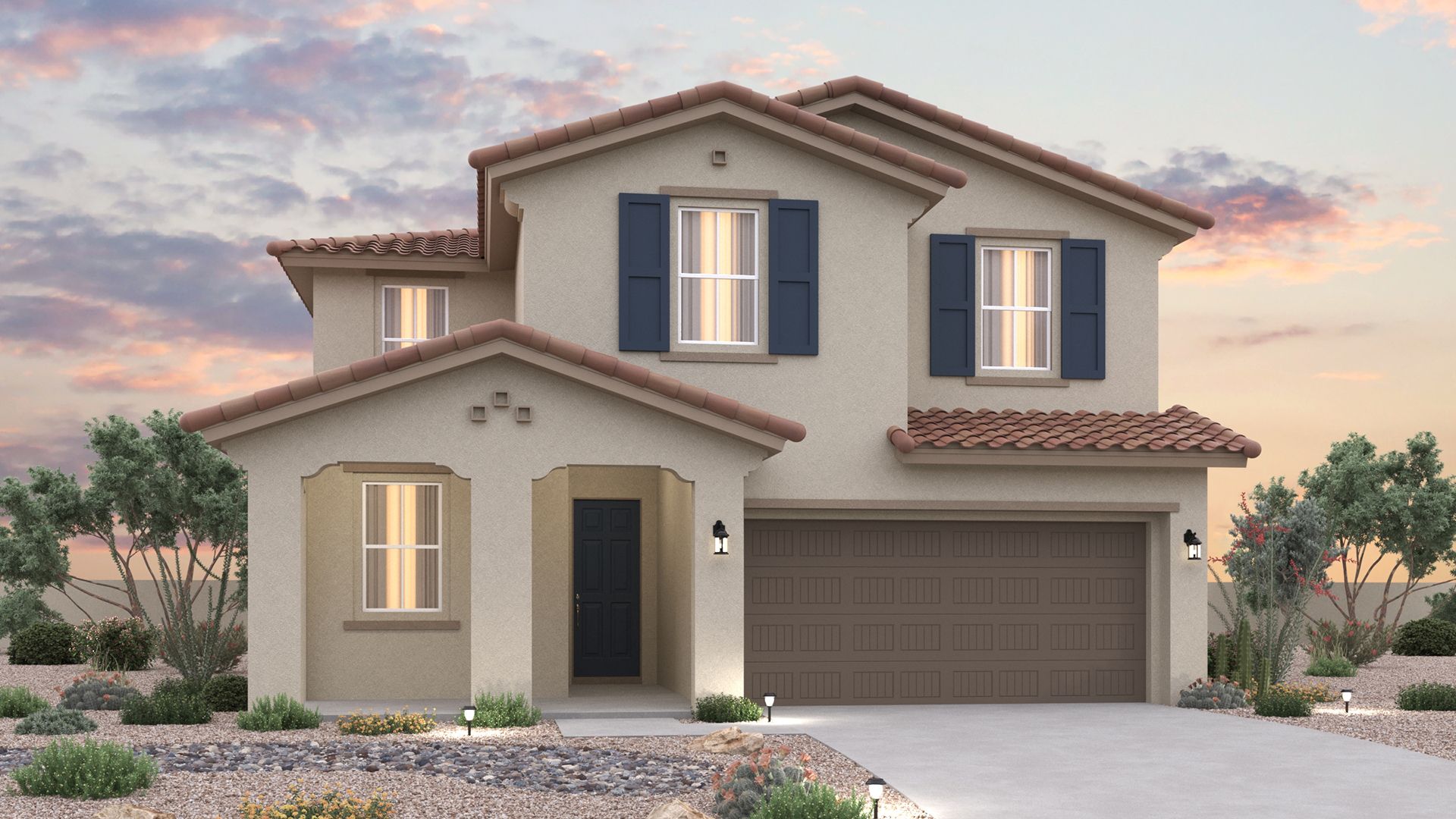 Zinnia - Saguaro Hills at Vistancia: Peoria, Arizona - DRB Homes