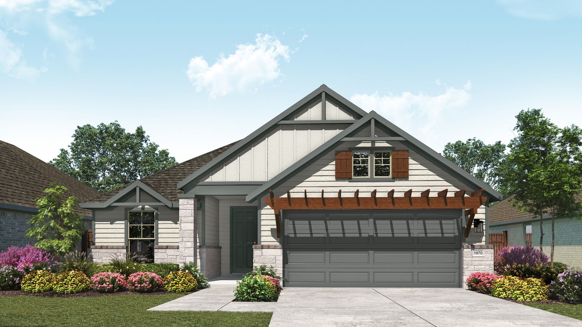 Palm - Newhaven: Manor, Texas - DRB Homes
