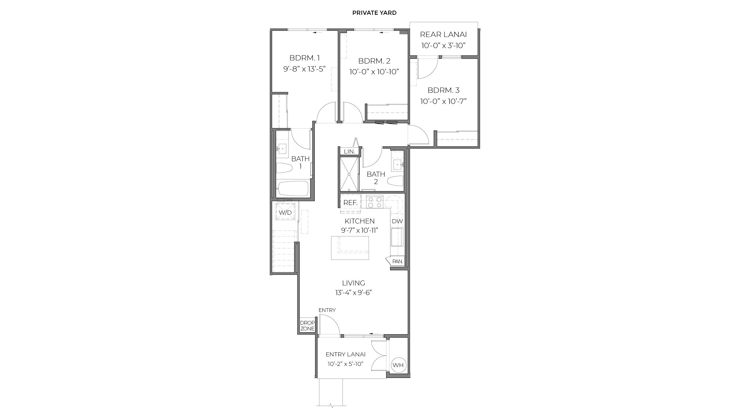 PLAN B104 - Alana at Ho'opili Pohaku Estates: Kapolei, Hawaii - D.R. Horton