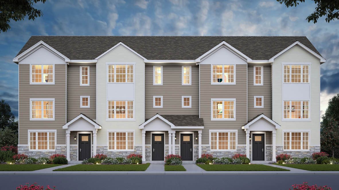 MONROE - Cambridge Lakes North Townhomes: Pingree Grove, Illinois - D.R. Horton
