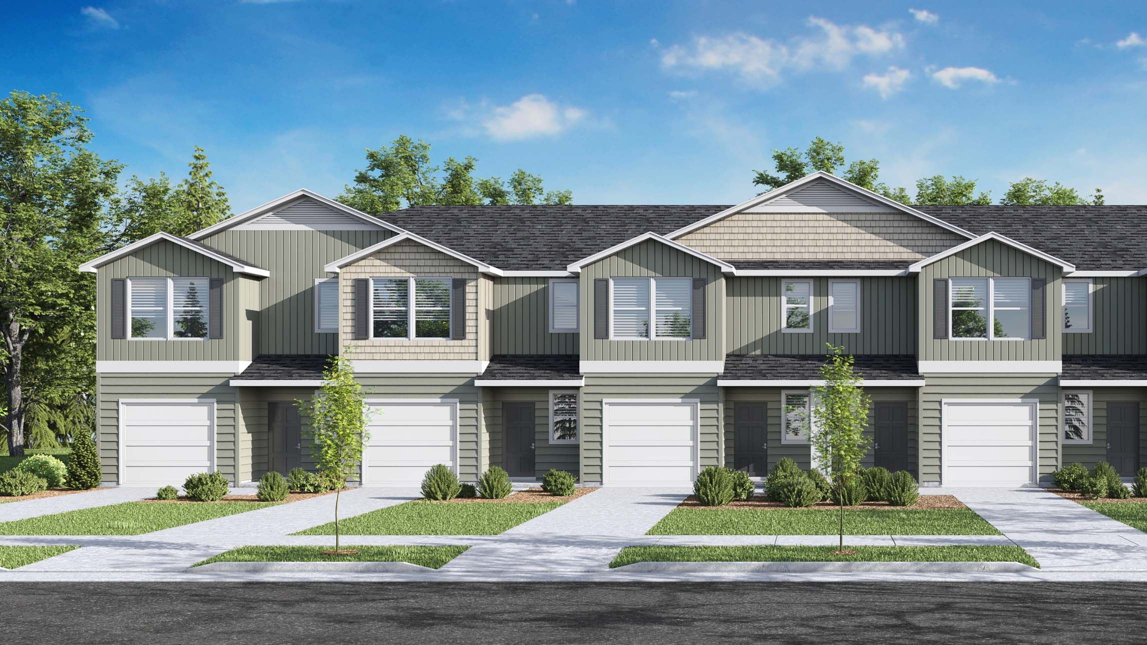 Highland Lake Townhomes por D.R. Horton en Biloxi Mississippi