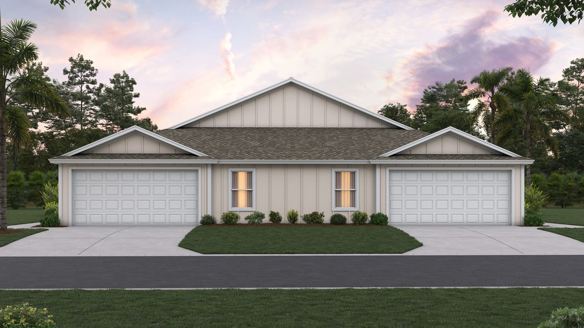 Palm Coast Villas por D.R. Horton en Daytona Beach Florida