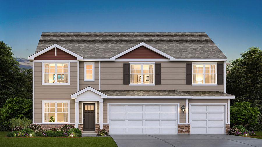 EMERSON - Greenbriar Traditional Single Family: Plainfield, Illinois - D.R. Horton
