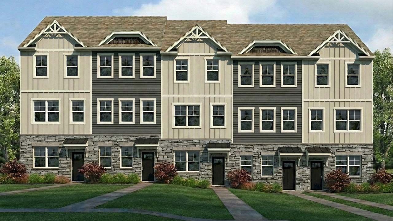 Kingman Townhomes por D.R. Horton en Charlotte North Carolina