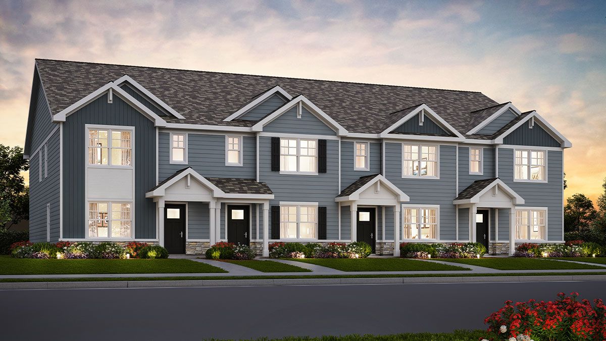 Norfolk - Sonoma Trails Townhomes: Oswego, Illinois - D.R. Horton