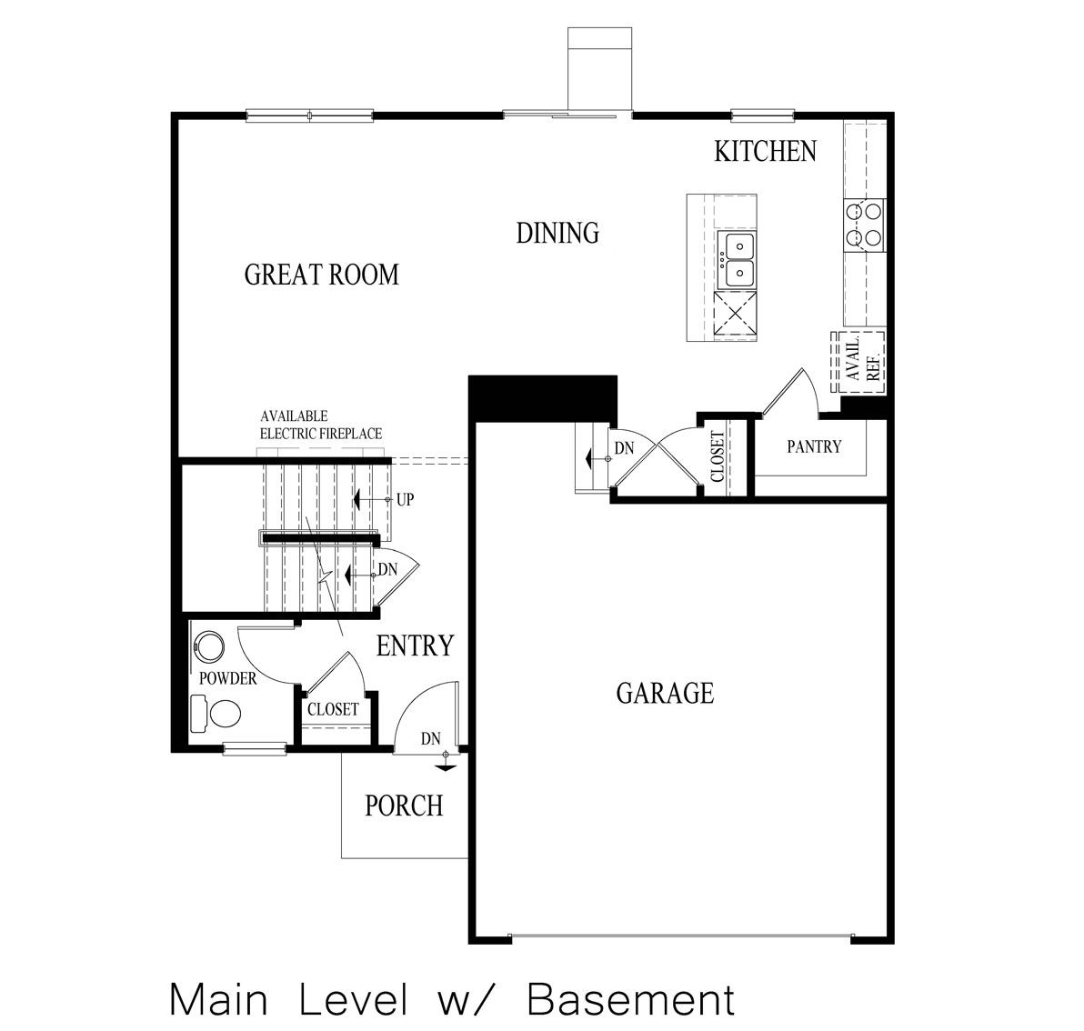 Sienna Basement - Park Ridge: Hebron, Indiana - D.R. Horton