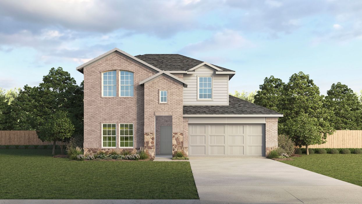 Tangerine - Fireside by the Lake: Garland, Texas - D.R. Horton
