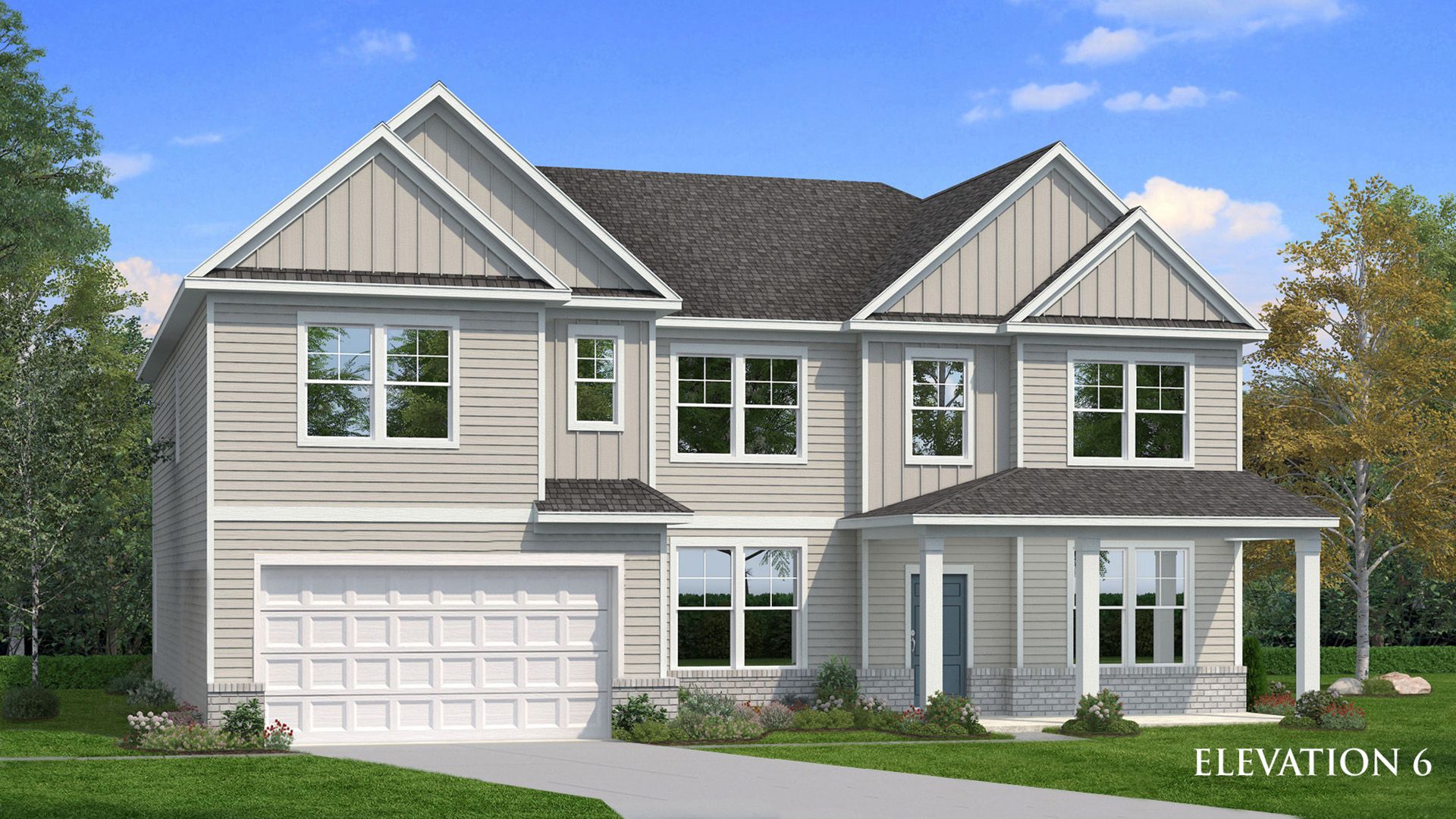 Clarity -  Front Entry - Brighton: Locust Grove, Georgia - DRB Homes