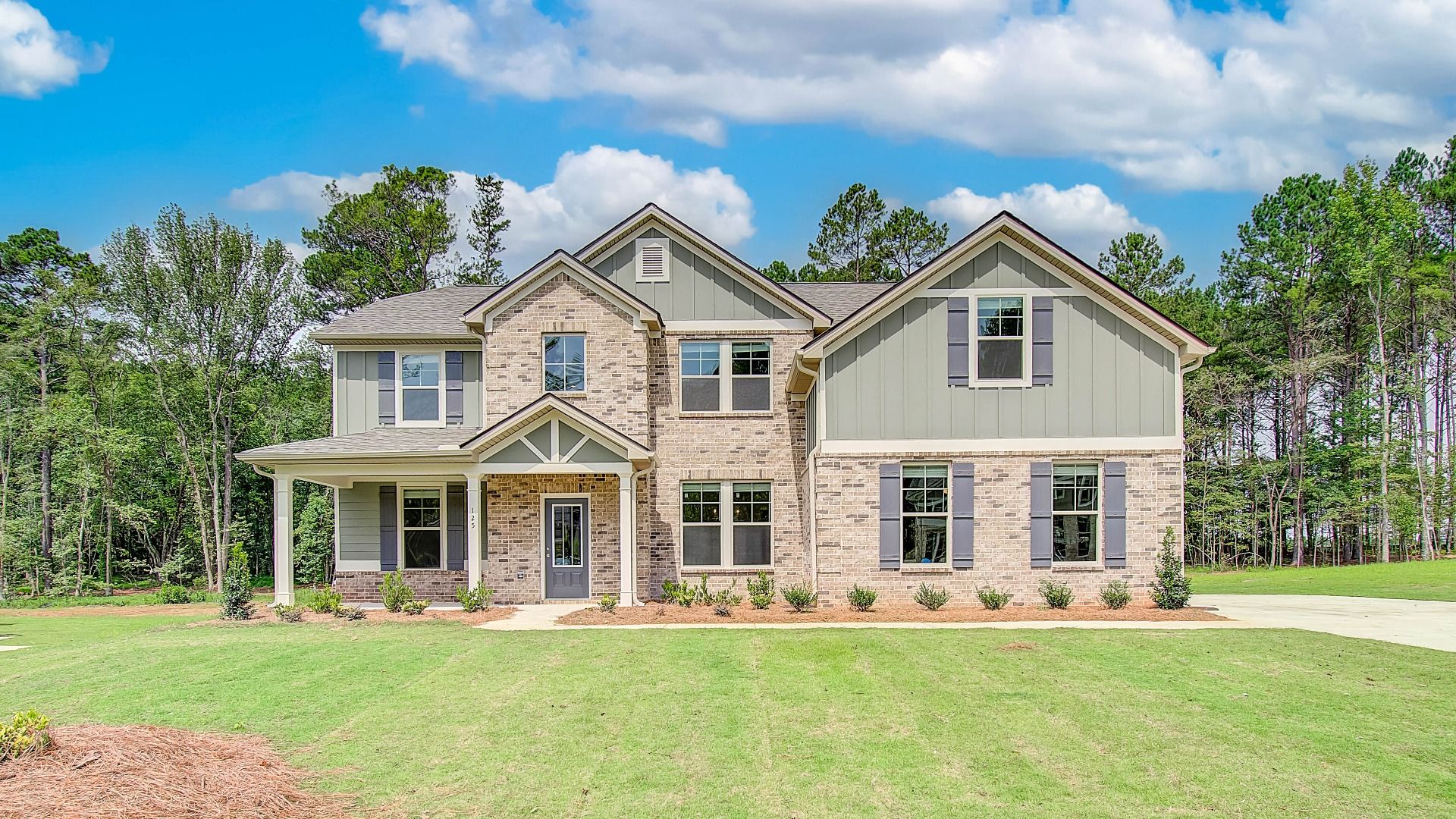 Meridian II - Side Entry - Brighton: Locust Grove, Georgia - DRB Homes