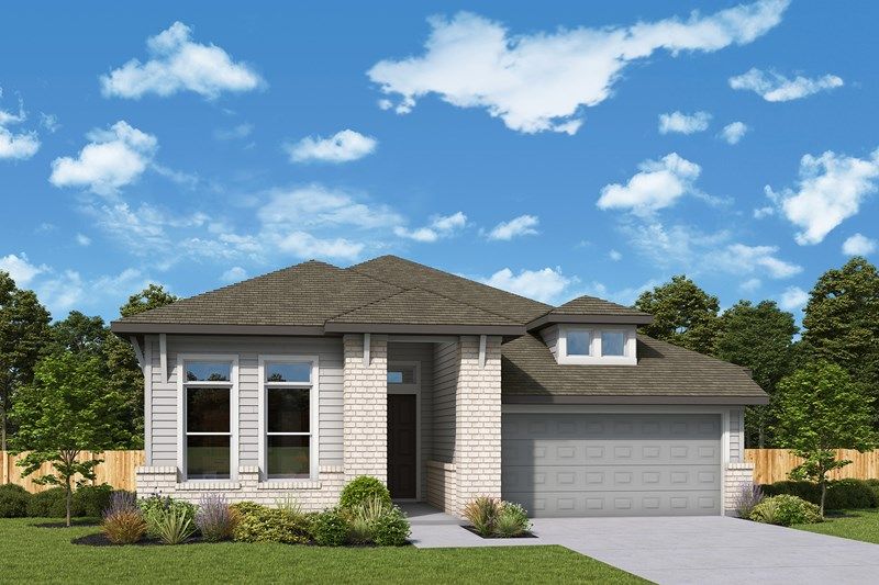 Brenner - Kissing Tree – Spruce Series: San Marcos, Texas - David Weekley Homes