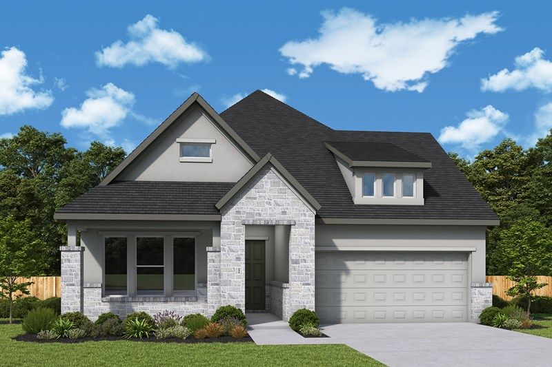 Broxton - Kissing Tree – Spruce Series: San Marcos, Texas - David Weekley Homes