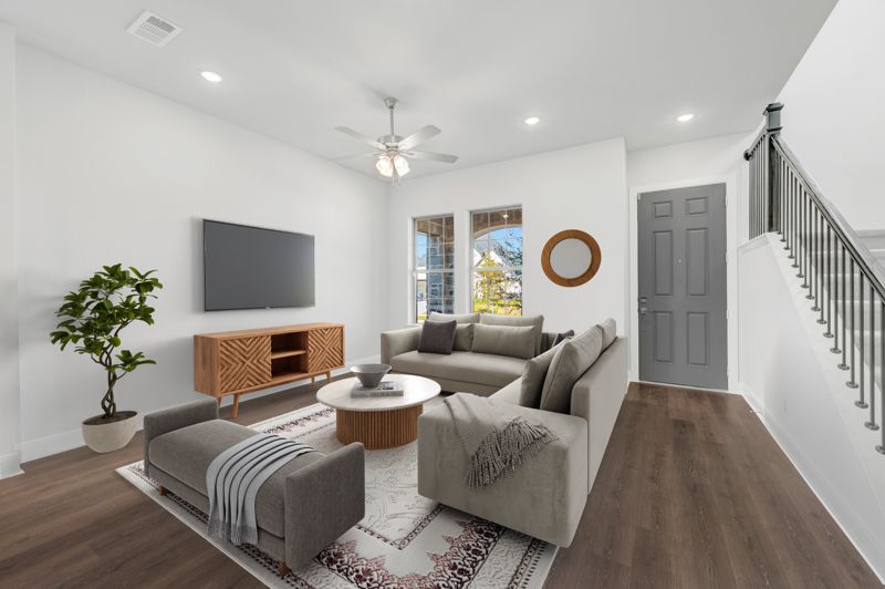 Walsh Cottage por David Weekley Homes en Fort Worth Texas