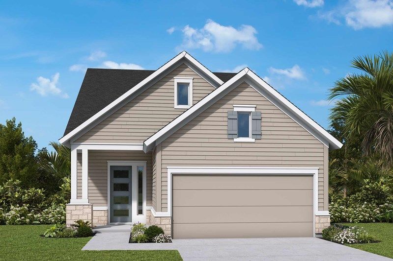 Charlesworth - Evergreen Island at Silverleaf - Executive: Saint Augustine, Florida - David Weekley Homes