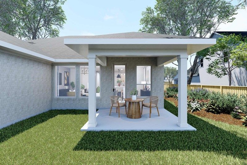 The Wisteria - Covered Porch