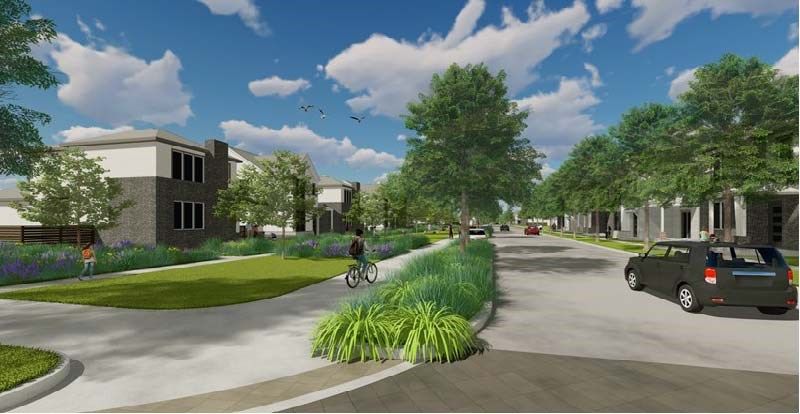 casa en Bridgeland Central: Emerald Heights - Cottages Row Collectio por David Weekley Homes
