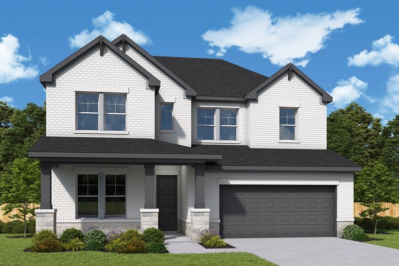 Bluebonnet - Lakes of River Trails: Fort Worth, Texas - David Weekley Homes