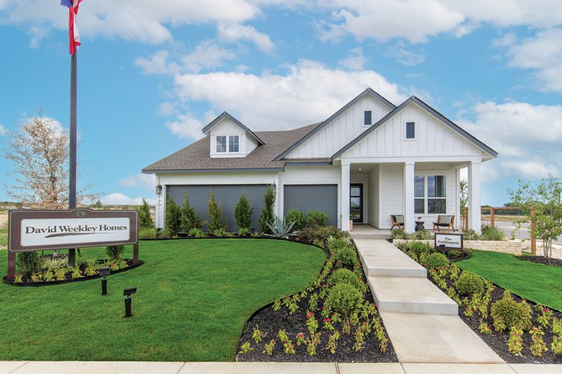 The Crossvine 55’ por David Weekley Homes en San Antonio Texas