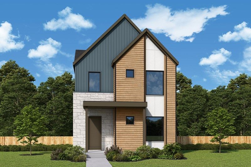 Bridgeland Central: Emerald Heights - Cottages Row Collectio por David Weekley Homes en Houston Texas