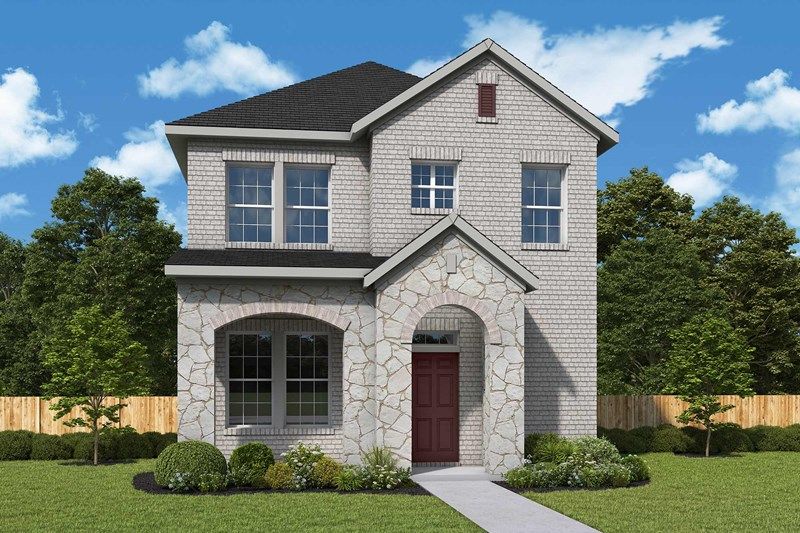 Kingspark - Jubilee - Cottages Row Collection: Hockley, Texas - David Weekley Homes