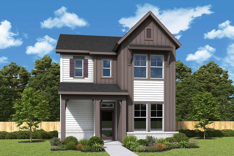 Gunderson - Jubilee - Cottages Row Collection: Hockley, Texas - David Weekley Homes
