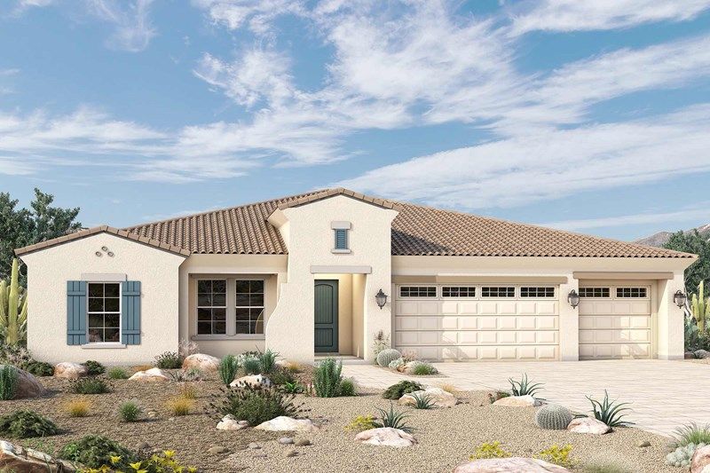 Brownell - Canyon Views – 80’ Paradise Series: Litchfield Park, Arizona - David Weekley Homes