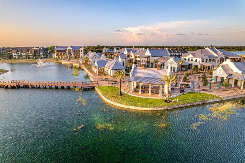 homes in Emerald Landing at Waterside at Lakewood Ranch – Lake Series by David Weekley Homes