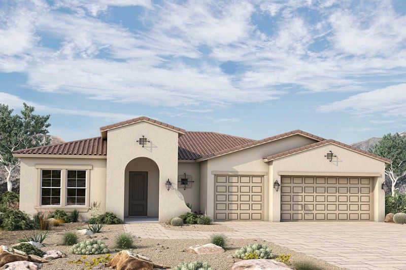 Dobbins - Canyon Views – 70’ Sunrise Series: Litchfield Park, Arizona - David Weekley Homes