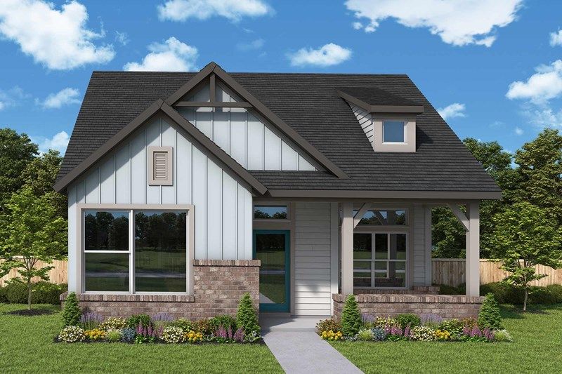 Burton - Pomona - Grove Row Collection: Manvel, Texas - David Weekley Homes