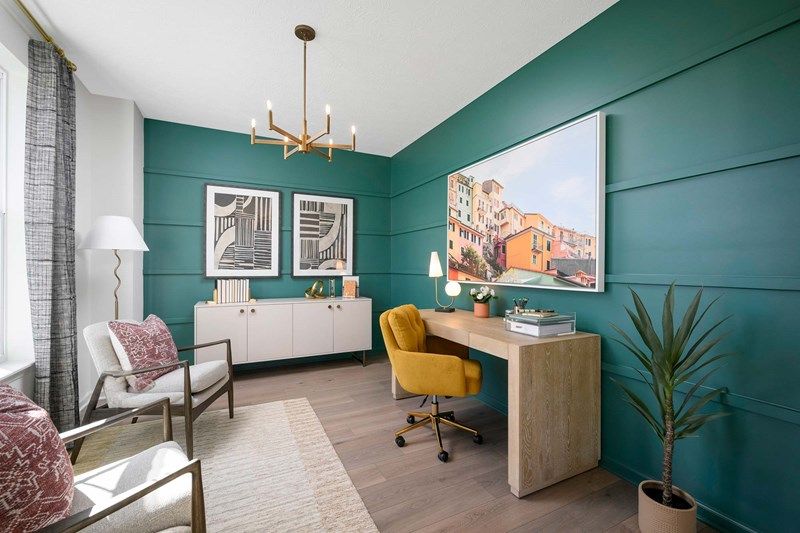 casa en Harvest Trail of Westfield – The Courtyard Collection por David Weekley Homes