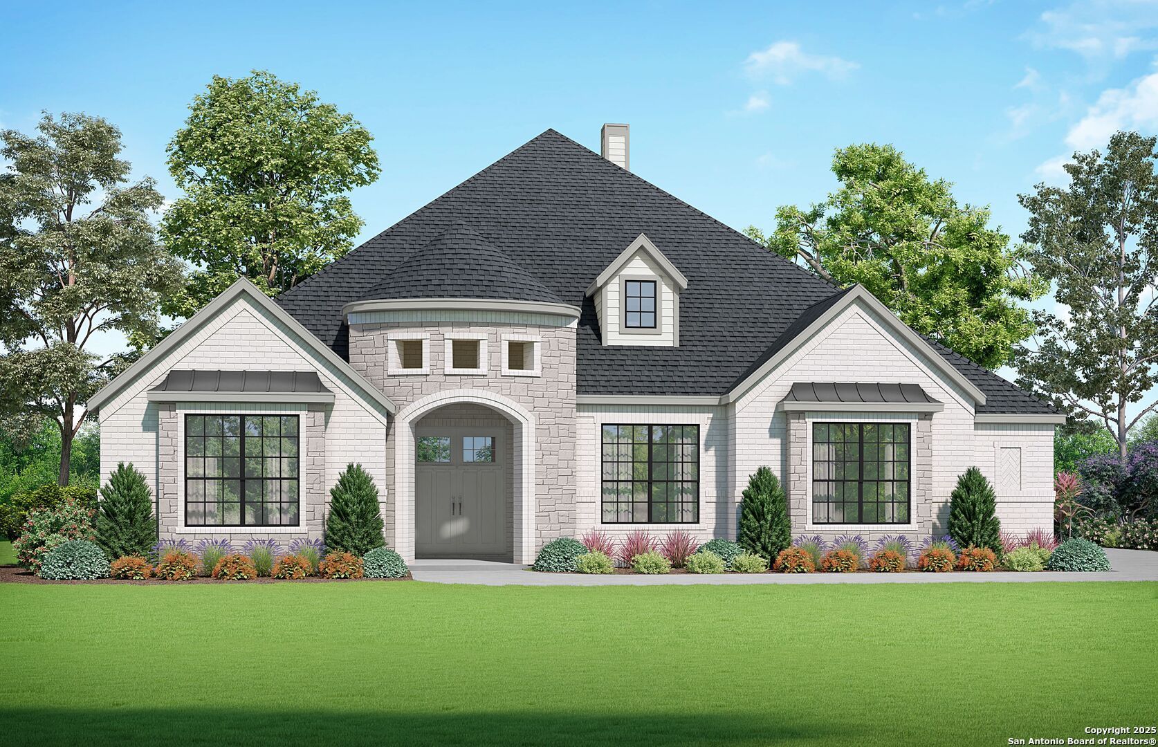 The Summerlin B - Potranco Oaks: Castroville, Texas - Davidson Homes