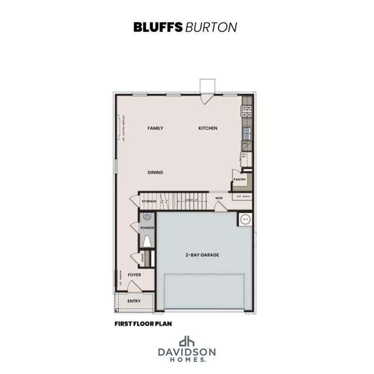 The Burton A - The Bluffs: Canton, Georgia - Davidson Homes