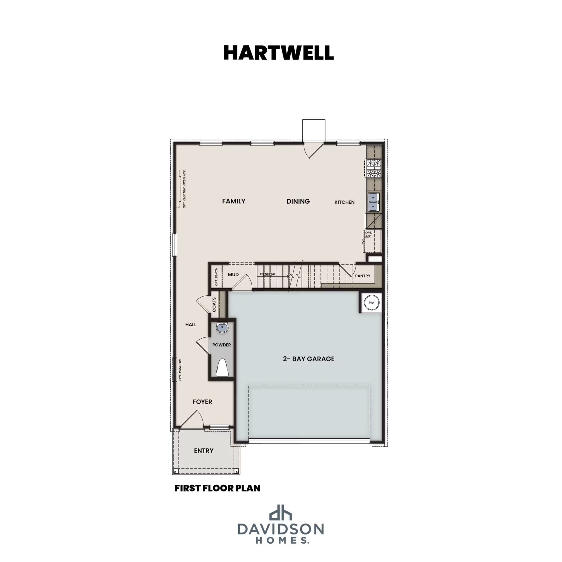 The Hartwell B - The Bluffs: Canton, Georgia - Davidson Homes